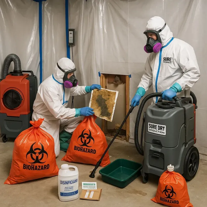 Contaminated Water Handling Protocols process in Pocola, OK